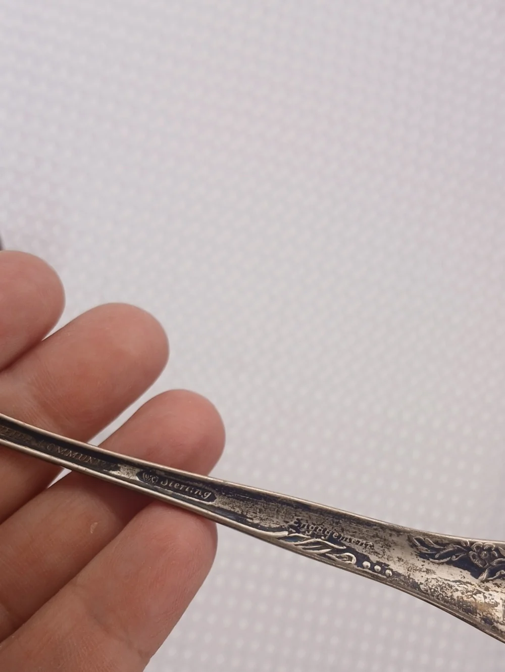 Vintage Oneida Engagement Sterling Silver Small Fork & Spoon Set OFFERS WELCOME!